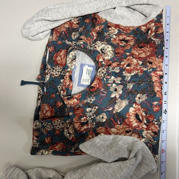 Anthropologie Saturday/Sunday Delwyn Floral Zip Jacket Top Women’s Size M Boho - Picture 11 of 12